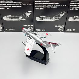 1/72 Schaal Mig Mig15 Fighter Alloy Diecast vliegtuigmodel Souvenir Vliegtuigen Ornamenten speelgoedweergave