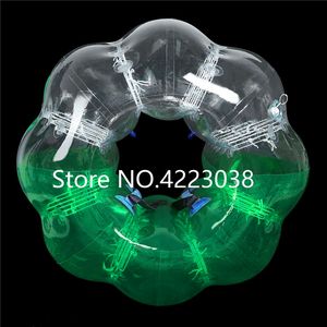 Livraison gratuite 1.7m 0.8mm PVC adultes taille bulle ballon de Football humain pare-chocs balle bulle Football bulle balle Football Zorb balles