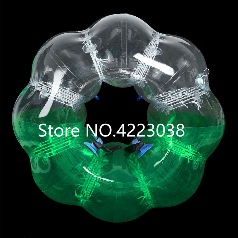 Darmowa Wysyłka 1.7 M 0.8mm PCV Dorośli Rozmiar Bańka Piłka Piłka Ludzka Zderzak Bubble Piłka Nożna Bubble Ball Soccer Zorb Balls