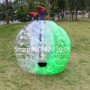 Livraison gratuite 1.7 m 0.8 mm PVC gonflable bulle ballon de Football pare-chocs bulle Football bulle balle Football
