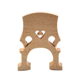 1/8-4/4 Puente doble de bajo de bajo de mapaje de arce Basos de madera de arce 12 Double Bass Celor Bridge 10 B Doble