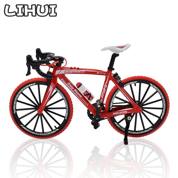 1 8 Alliage Mini Doigt bmx Vélo Modèle Jouets pour Garçons Pliable En Métal Montagne Vélo Route Cycle Enfants Jouet Collection Cadeaux 220608