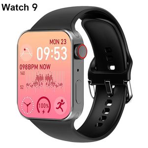 Reloj ultra inteligente de 2,0 pulgadas Serie 9, reloj para hombres y mujeres, 8 45mm, NFC, llamada Bluetooth, carga inalámbrica, rastreador GPS, pulsera de fitness, reloj inteligente deportivo para relojes Android IOS