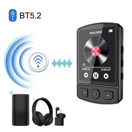 1,8 inch draagbare clip MP3 MP4-speler Digitaal scherm Bluetooth 5.2 Mini Walkman met e-boek / lezen / FM-radio