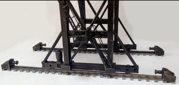 1/87 Modelo de trenes Ho escala de alimentación de carbón grande grúa de grúa grane kit de bricol