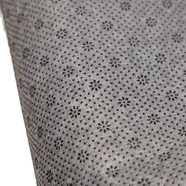 1,8 m * 1 m motif de fleur de prune tissu en feutre non glissant tissu antidérapant pour les tapis de sol de tapis de bricolage