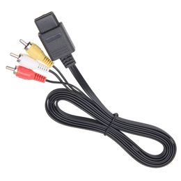 1.8m 3RCA TV Audio Video Cord AV -kabellijn voor Nintendo 64 N64 Gamecube GC SNES Game Accessoire