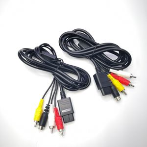 1.8m 6 pies AV S-Video Compuesto Cable Línea 3RCA Cable para Super Nintendo SNES GAMECUBE NGC N64