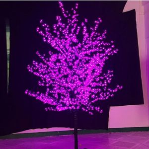 1 8M 6ft Bleu LED Arbre De Fleur De Cerisier En Plein Air Jardin Voie Vacances Noël Nouvel An Lumière De Mariage Decor256d
