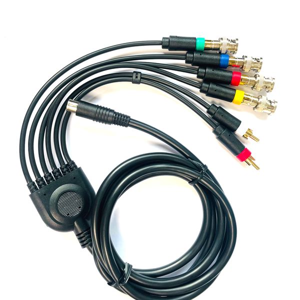 Remplacement de câbles de composant de moniteur de couleur de câble de 1.8 m/6ft RGBS/RGB pour des accessoires de Console de jeu de Sega MD2 Mega Drive 2