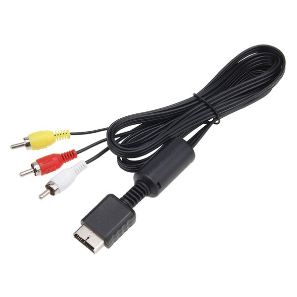 Cable AV de Audio y vídeo de 1,8 m, Cable a 3 RCA para TV, para Sony, Playstaion, PS2, PS3, consola A/V