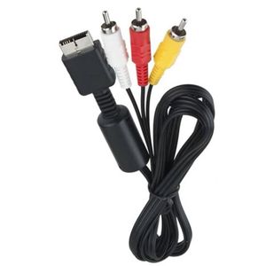 1,8 m audio-video-AV-kabel naar RCA-kabel voor Sony PlayStation PS2 PS3-console