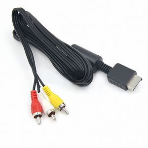 1,8 m audiovideo AV -kabeldraad tot 3RCA koord voor PlayStation PS2 PS3 Console Gamepad -kabels naar HDTV Monitor