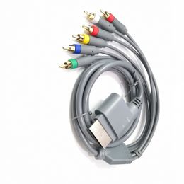 Cable compuesto de componente de TV HD de 1,8 m Línea de cable de audio y video AV para Xbox 360