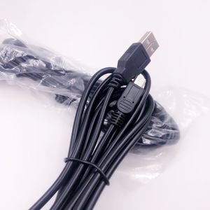 Câble de chargement mini USB de 1,8 m de long pour manette sans fil Sony Playstation 3 PS3 avec anneau magnétique