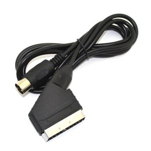 1.8M RGB Scart AV-kabel PAL Versie V-Pin C-Pin 9 pin Plug Lead Audio Video connector Voor Sega Genesis 2 Mega Drive MD NTSC