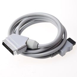 1,8 m RGB Scart Video HD HDTV AV Cable Cable Adaptador Reemplazo para Wii / WiiU DHL FEDEX EMS ENVÍO GRATIS