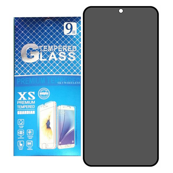 Vidrio templado de privacidad de 1.8MM para Samsung S23 Plus Ultra Thin Clear Tough Private Vidrio templado Soporte de huellas dactilares Desbloqueo con empaque minorista