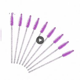 1 ~ 8pcs brosse de toilettage des sourcils outil d'extension des yeux baguettes de mascara jetables applicateur pinceaux de maquillage fournitures cosmétiques E9A8 #