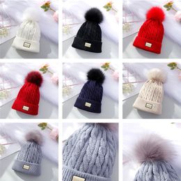 1-8 jaar winter baby hoeden voor kinderen merk reizen jongen mode mutsen skullies chapeu caps katoen skipap meisje breien hoed