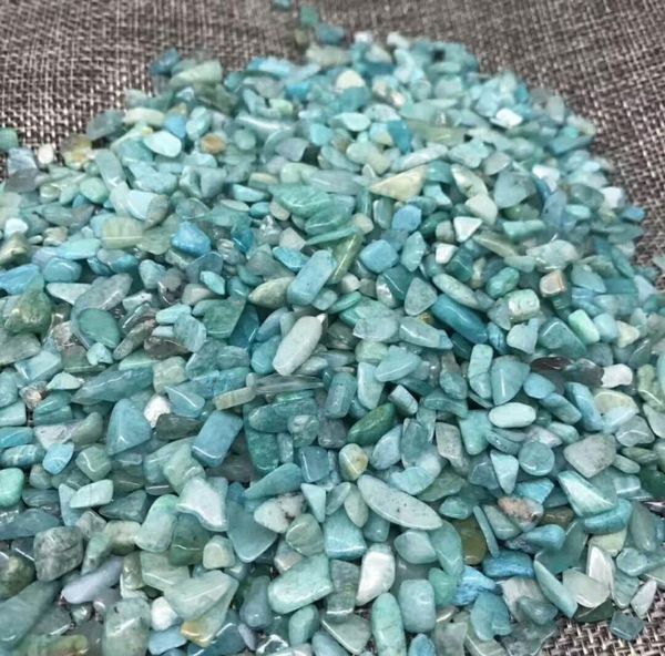 1 sac 100 g Stone Amazonite Naturel Crysta Quartz Crystal Crystal Stone Tumbld Stone Irrégulaire 7 12 mm Color Blue4796608