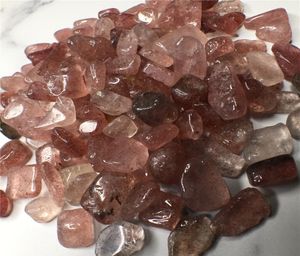 1 sachet de 100 g de pierre de quartz naturel rouge fraise, cristal roulé, taille 912 mm7305870
