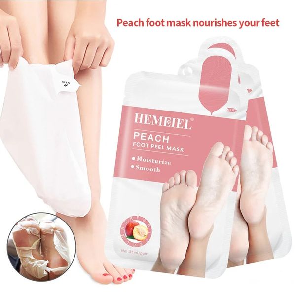 1 boîte exfoliant le masque de peeling de pied de pédicure Grapède pour réparer la peau morte enlever les soins coréens cosmétiques coréennes