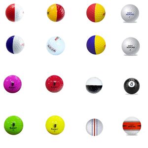 1 doos Golfbal Match-specifiek Meerlaags Veelkleurig Ultra Distance Line Assist Golfoefenballen Golfaccessoires 240124