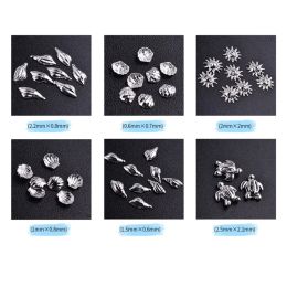 1 boîte Ocean Témère Metal Stume Sea Boche étoile de poisson Turtle Flakes 3D Nail Art Decor Tools de manucure DIY Or / Silver