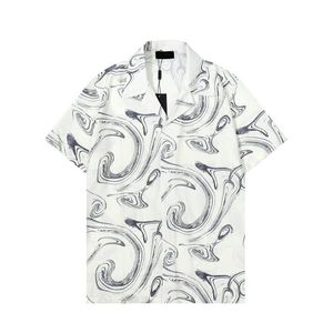 1 Casablanc-s 22ss chemises de créateurs Masao San imprimé hommes chemise décontractée femmes chemise en soie ample manches courtes t-shirt de luxe teesQ26 de haute qualité