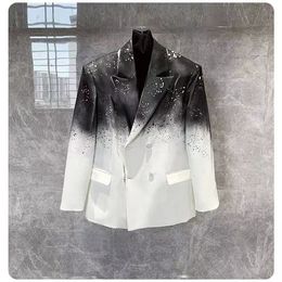 # 1 Designer Fashion Man Suit Blazer Jackets Coats For Men Stylist Lettre broderie à manches longues Casual Farty Mariage Blazers # 071