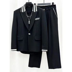 # 1 Designer Fashion Man Suit Blazer Jackets Coats For Men Stylist Lettre broderie à manches longues Casual Farty Mariage Blazers M-3XL # 101