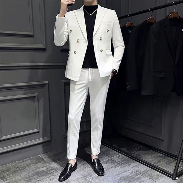 # 1 Designer Fashion Man Suit Blazer Jackets Coats for Men Stylist Lettre broderie à manches longues Casual Party Mariage Blazers # 101