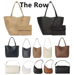 1 Sacs à bandoulière de créateurs The Row Park The Tote Womens Demi-Lune Seau à aisselle Luxurys Sac à main Boutique Boîte à lunch Mommy Man Cuir Bandoulière Embrayage Travel24ess