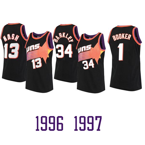 1 Devin Chris Booker Paul Basketball Jerseys 34 Charles13 Steve Barkley Nash NCAA Retro Stitched Jersey Z7