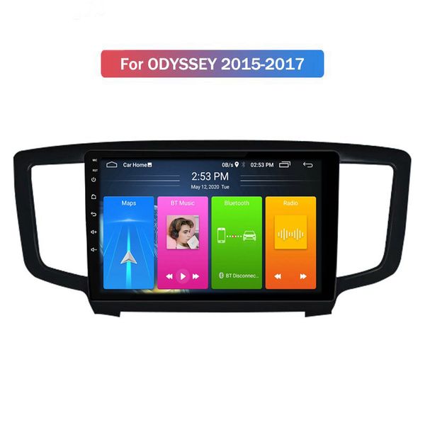 1 din Android 10,0 reproductor de DVD para coche para HONDA ODYSSEY 2015-2017 9 pulgadas Radio Estéreo GPS unidad principal de navegación Wifi DSP Carplay