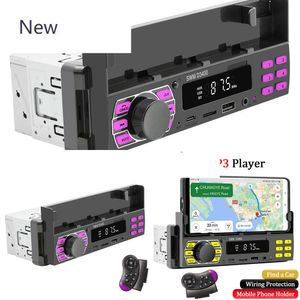 1 DIN -auto radiostereo -ontvanger mp3 multimedia -speler FM Blutetooth -bandrecorder USB/SD AUX -ingang met mobiele telefoonhouder