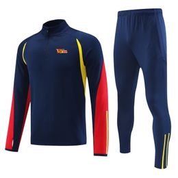 1. Survêtements pour hommes FC Union Berlin automne enfants extérieur semi-fermeture éclair à manches longues costume d'exercice jogging sport loisirs chemise à manches longues