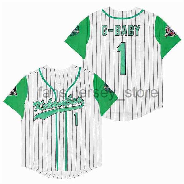 1 G-Baby Evans Kekambas USA Film Baseball Maillots Hommes Taille S-2XL