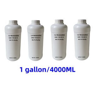 1 gallon (4000ML) 1,4 BDO Butanediol 99,9 Pureté Cas110-63-4 Canaux de transport exclusifs pour l'Europe, l'Amérique, l'Australie et la Nouvelle-Zélande