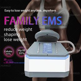 1 manijas con Rf Body Sculpting Electronic EMSzero Machine con Sculpt Muscle Stimulator Tesla Sculpt Home Beauty Salon