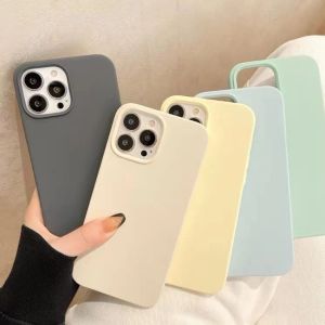 1 Hao Classic Official Silcione Case para iPhone 15 Plus 14 13 12 11 PRO MAX Liquid Silicone Silicone Color COQUE COCO COCA PARA APAMPI