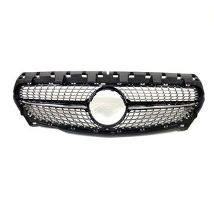 1 Hoge Kwaliteit Diamond Style Auto Front Grill Grilles voor CLA W117 Auto-accessoires ABS Nier Mesh Grille