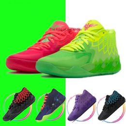 1 Haute Qualité En Gros LaMelo Ball MB.01 Hommes Chaussures De Basketball Pompes Noir Blast Buzz City LO UFO Pas D'ici Queen City Rick et Morty Rock Ridge Rouge Hommes DesiMB.01