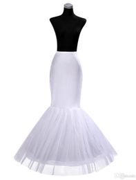 1 Hoop Fishtail Mermaid Cocktail Wedding Petticoat Underskirts Crinoline Slip MermaidTrumpet Petticoat1248839