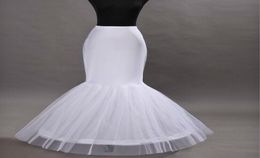 1 cerceau Net jupon robe de mariée sirène Crinoline robes de soirée de bal jupons accessoires de mariage de mariée 8885792