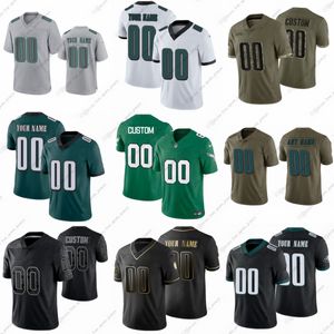 1 Jalen Hurts voetbalshirts DeVonta Smith Jason Kelce Fletcher Cox Goedert Miles Sanders A.J. Bruin