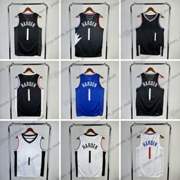 1 James Harde n 2023-24 camisetas de baloncesto impresas de la nueva temporada