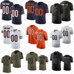 1 Maglie da calcio Justin Fields Tarik Cohen Roquan Smith Allen Robinson D.J. Moore Walter Payton Tremaine Edmunds Brian Urlacher