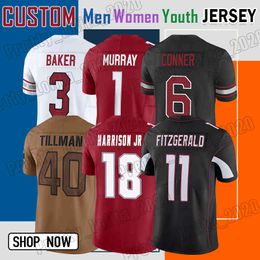 1 Kyler Murray Football Jersey Marvin Harrison Jr. Budda Baker Pat Tillman Arizona James Conner Larry Fitzgerald Cardinals Desmond Ridder Trey McBride Paris Johnson